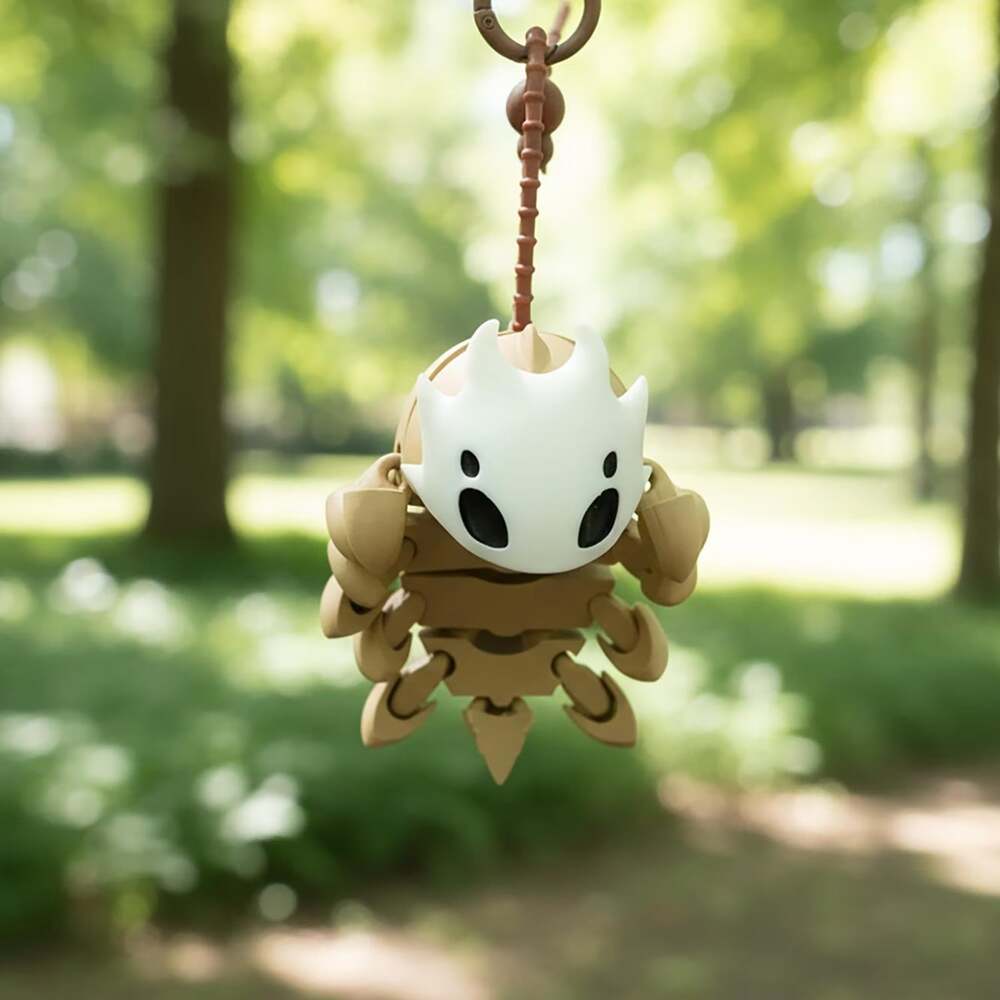 Hollow Knight Silksong Bell Beast Keychain 3D Printed PLA Articulated Figure 127